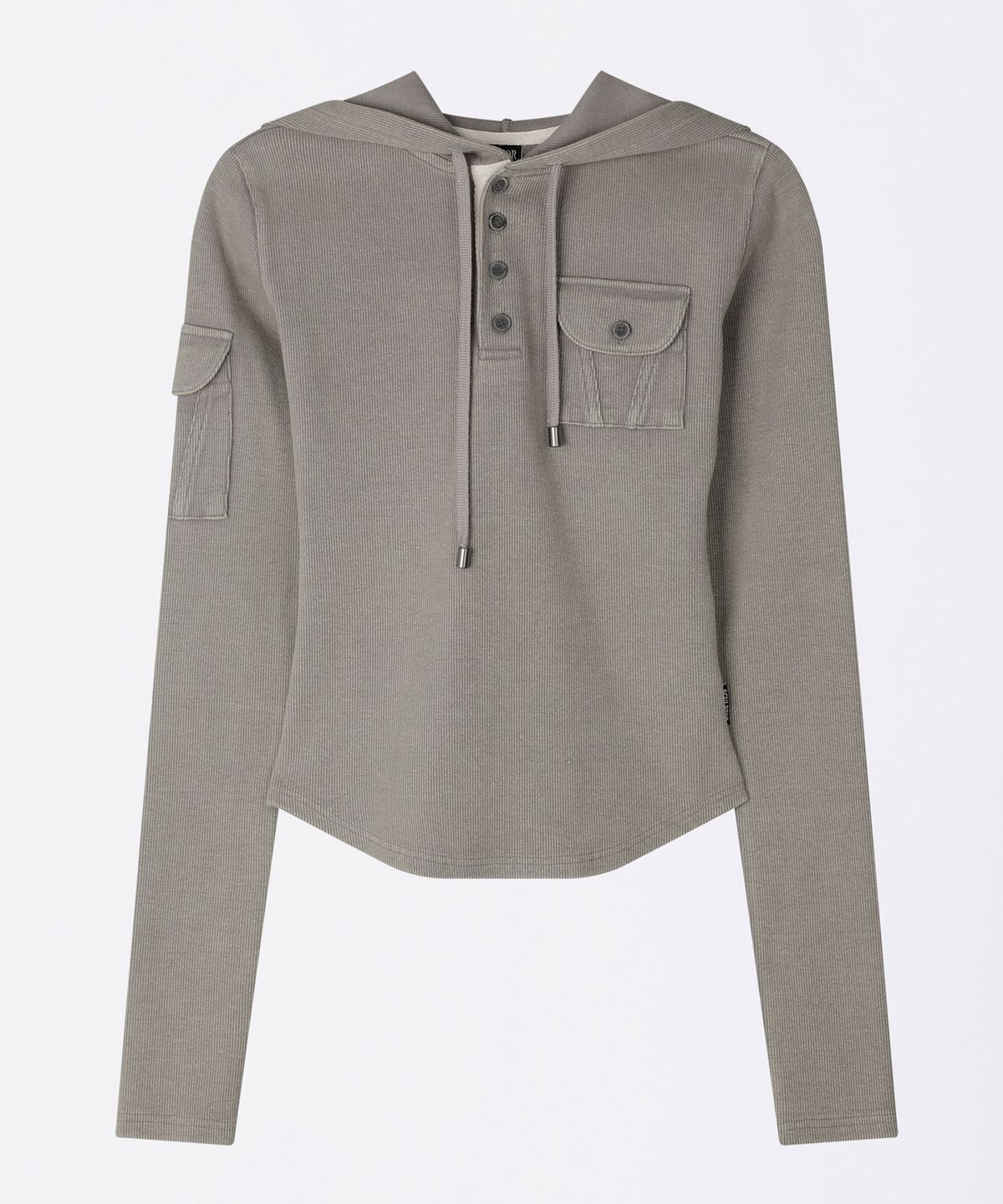스컬프터(SCULPTOR) Washed Pocket Hoodie Gray