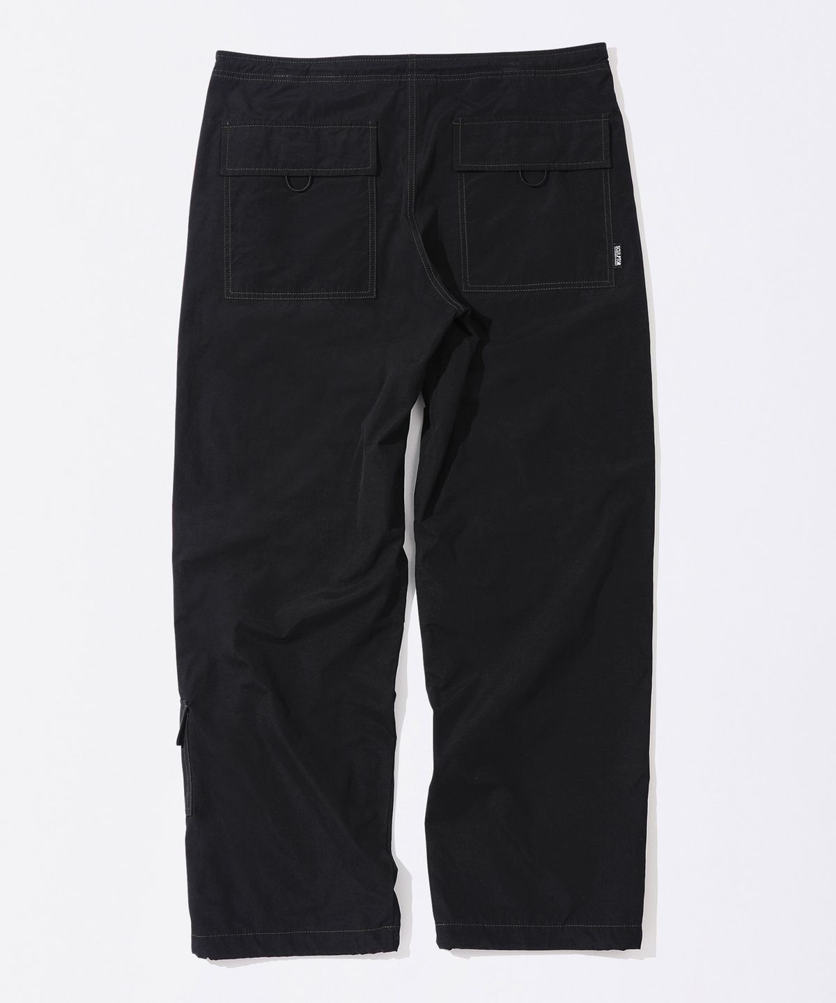 스컬프터(SCULPTOR) String Parachute Pants Washed Black