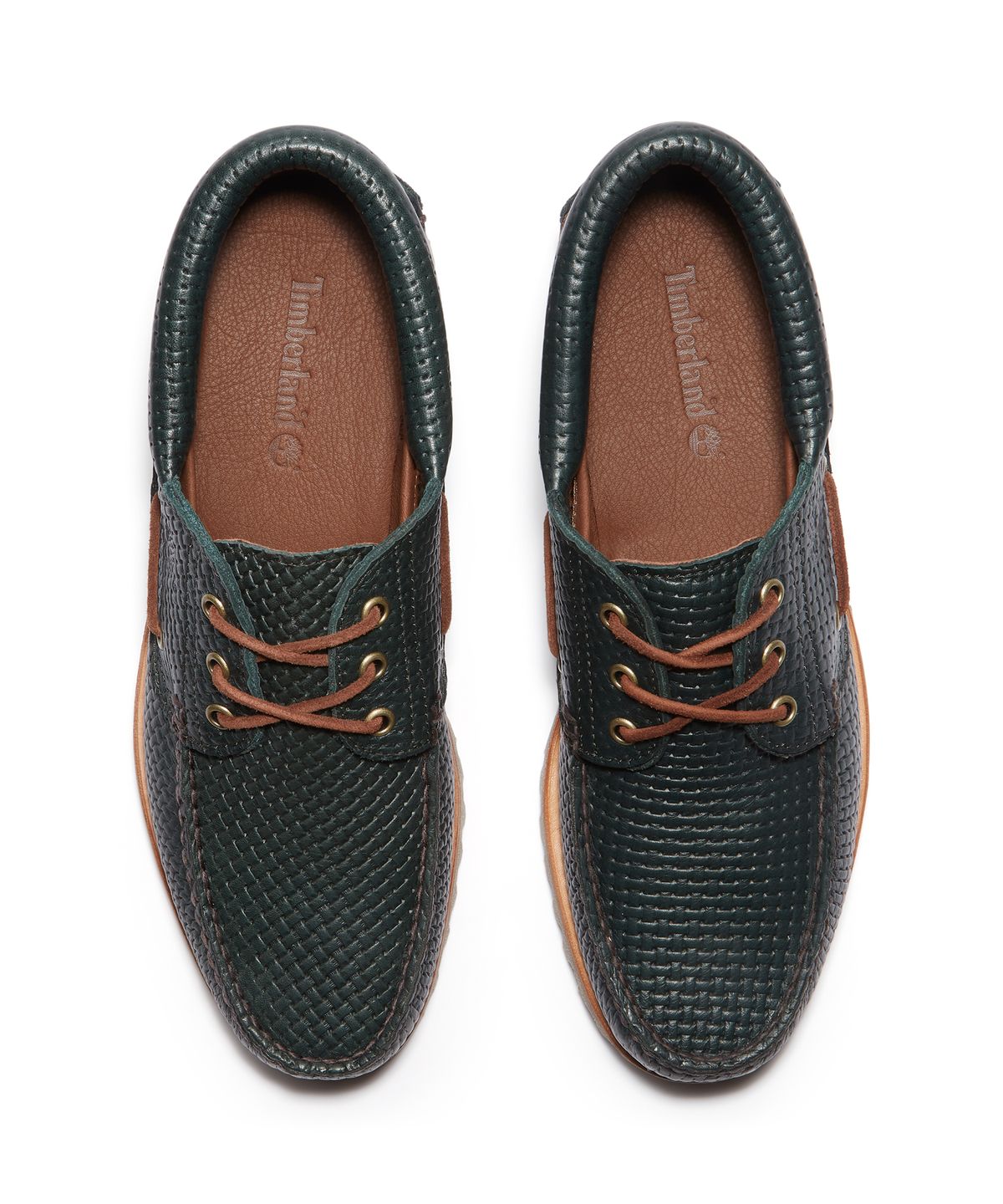 팀버랜드(TIMBERLAND) (남성) 어센틱 보트슈즈 - 다크 그린 풀 그레인 / A2PDQ-EEQ