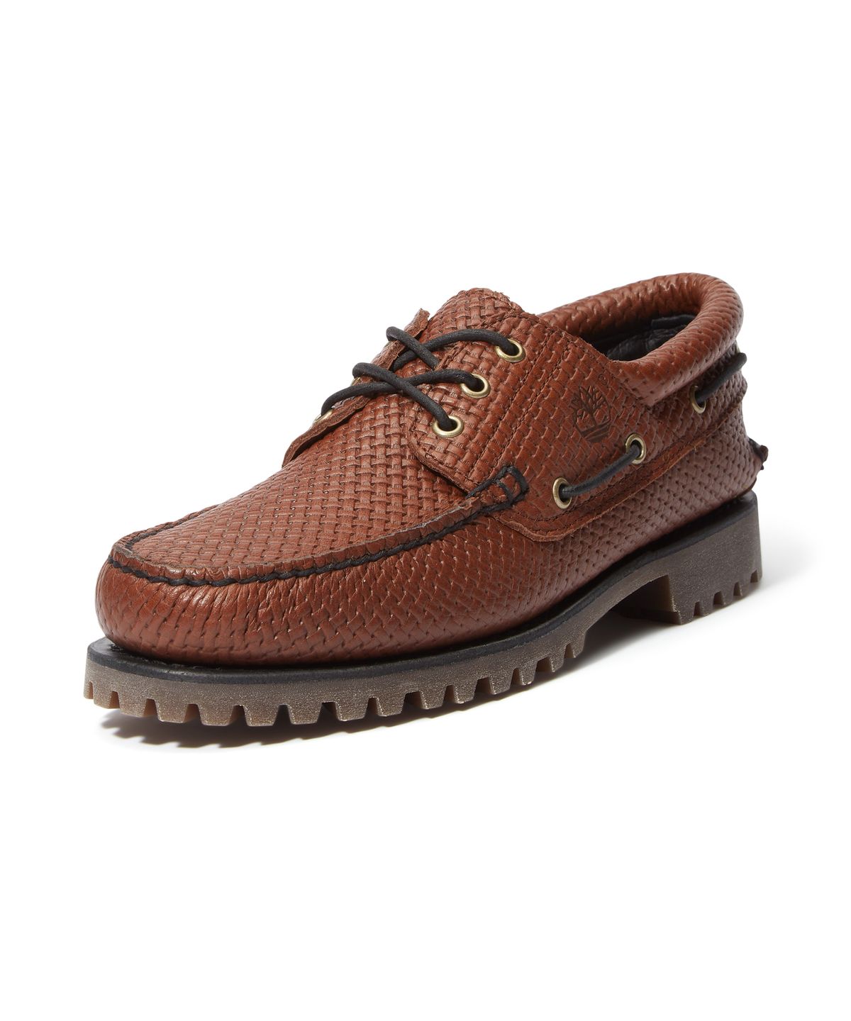 팀버랜드(TIMBERLAND) (남성) 어센틱 보트슈즈 - 미디엄 브라운 풀 그레인 / A2PDQ-EM4