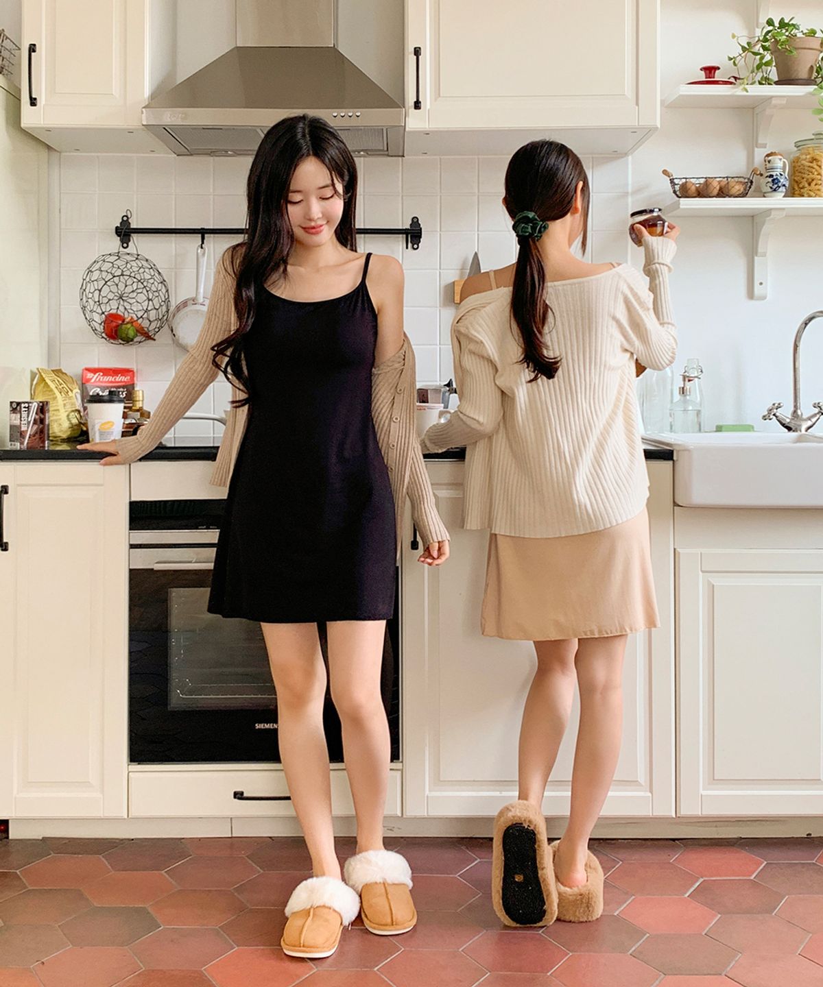 크라시앙(CRASSIANG) 2cm 브라프리 에어나시 원피스