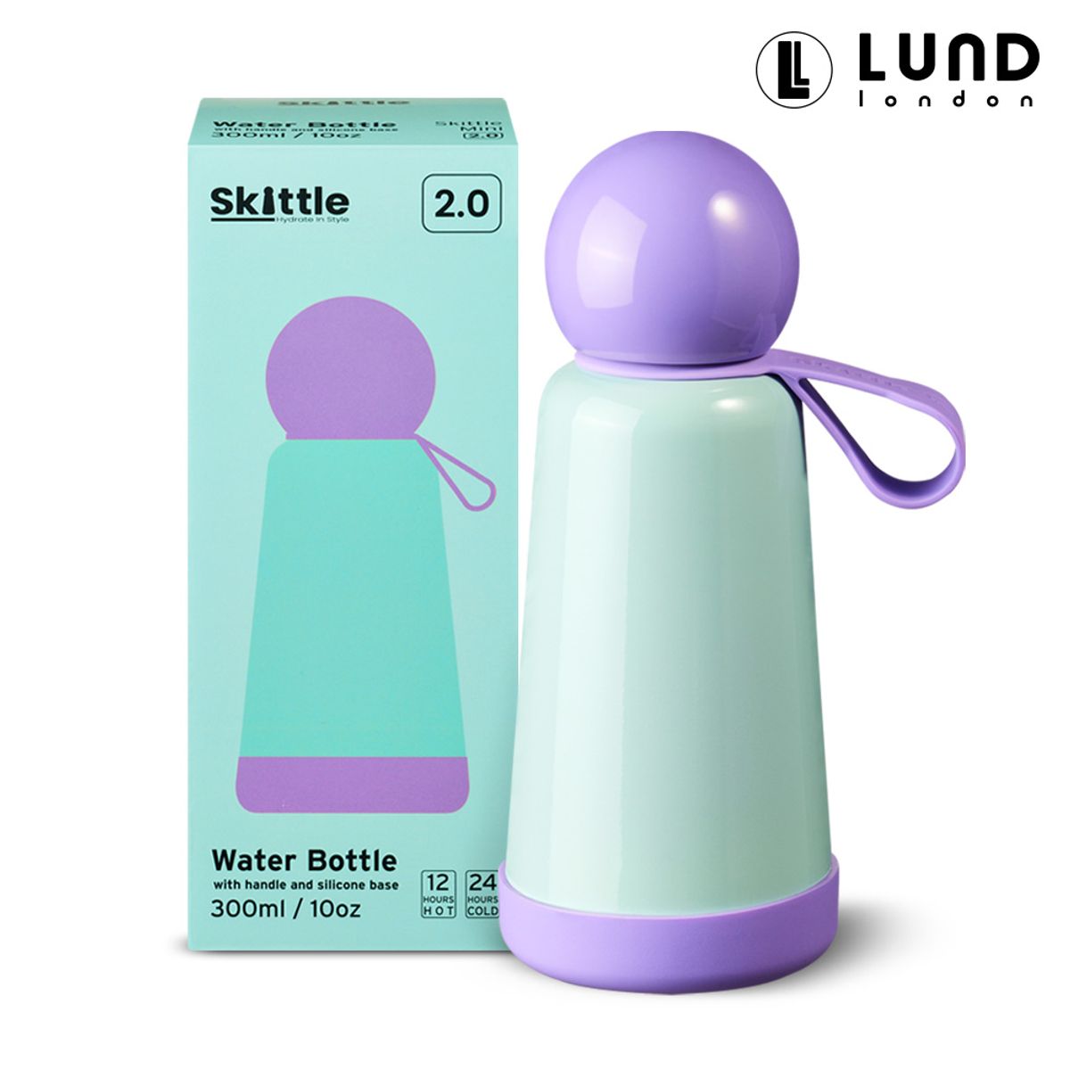 룬드런던(LUNDLONDON) 스키틀보틀2.0 미니 300ml 보온보냉 투웨이 손잡이 텀블러 7컬러