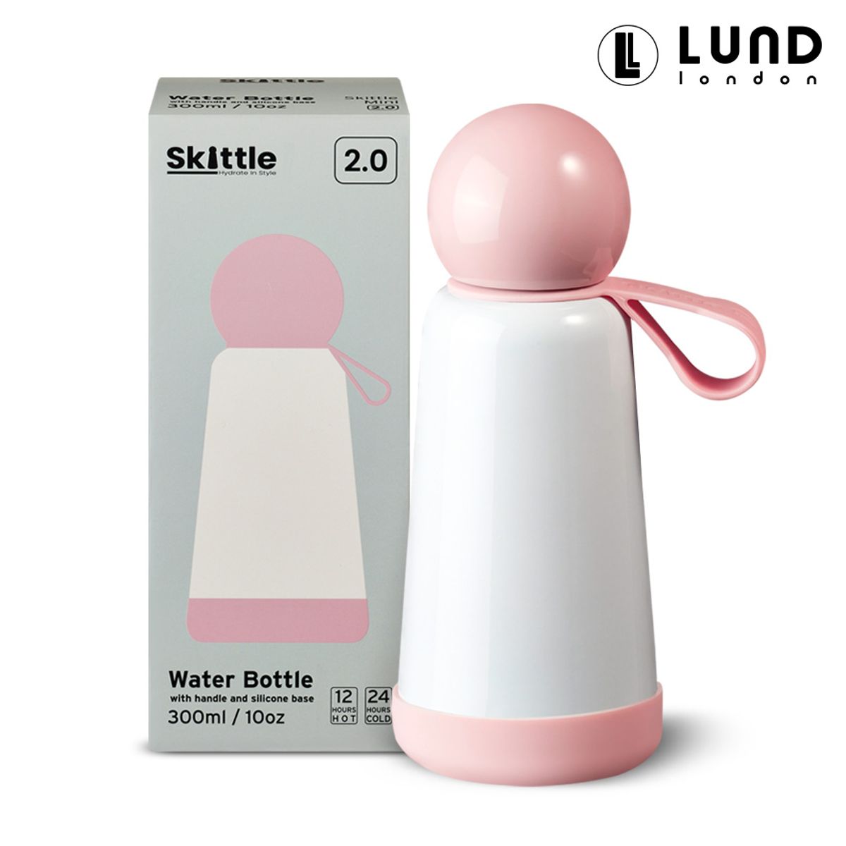 룬드런던(LUNDLONDON) 스키틀보틀2.0 미니 300ml 보온보냉 투웨이 손잡이 텀블러 7컬러