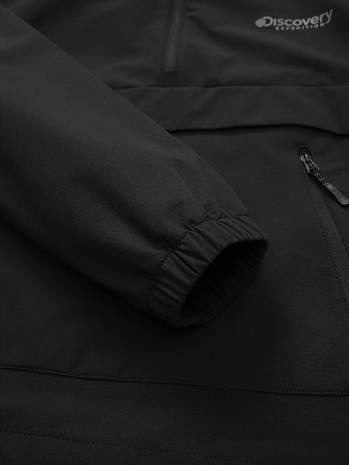 디스커버리 익스페디션(DISCOVERY EXPEDITION) 여성 에센셜 우븐 트레이닝 아노락 (BLACK)