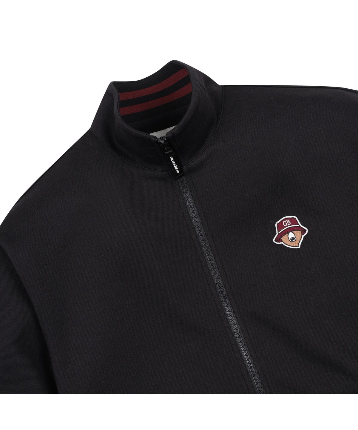 골든베어(GOLDEN BEAR) Double-face Jersey Stand Collar Zip-up G4UAW25711BKX