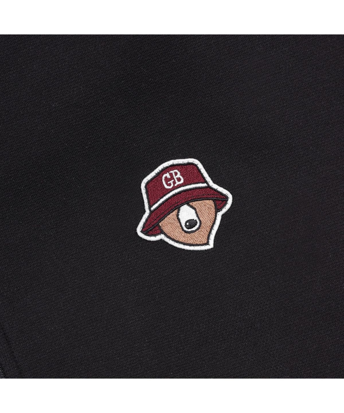 골든베어(GOLDEN BEAR) Double-face Jersey Stand Collar Zip-up G4UAW25711BKX