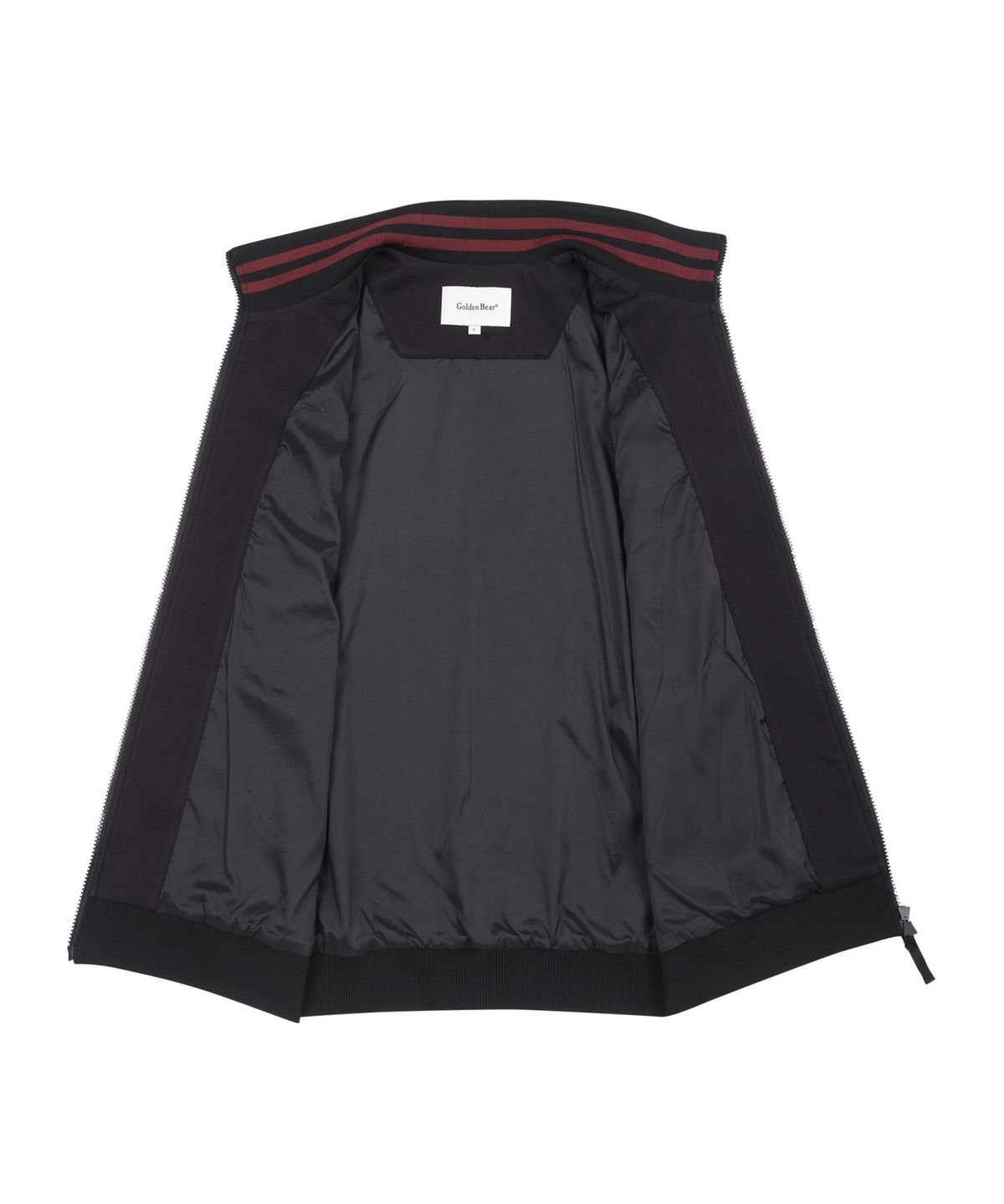 골든베어(GOLDEN BEAR) Double-face Jersey Stand Collar Zip-up G4UAW25711BKX