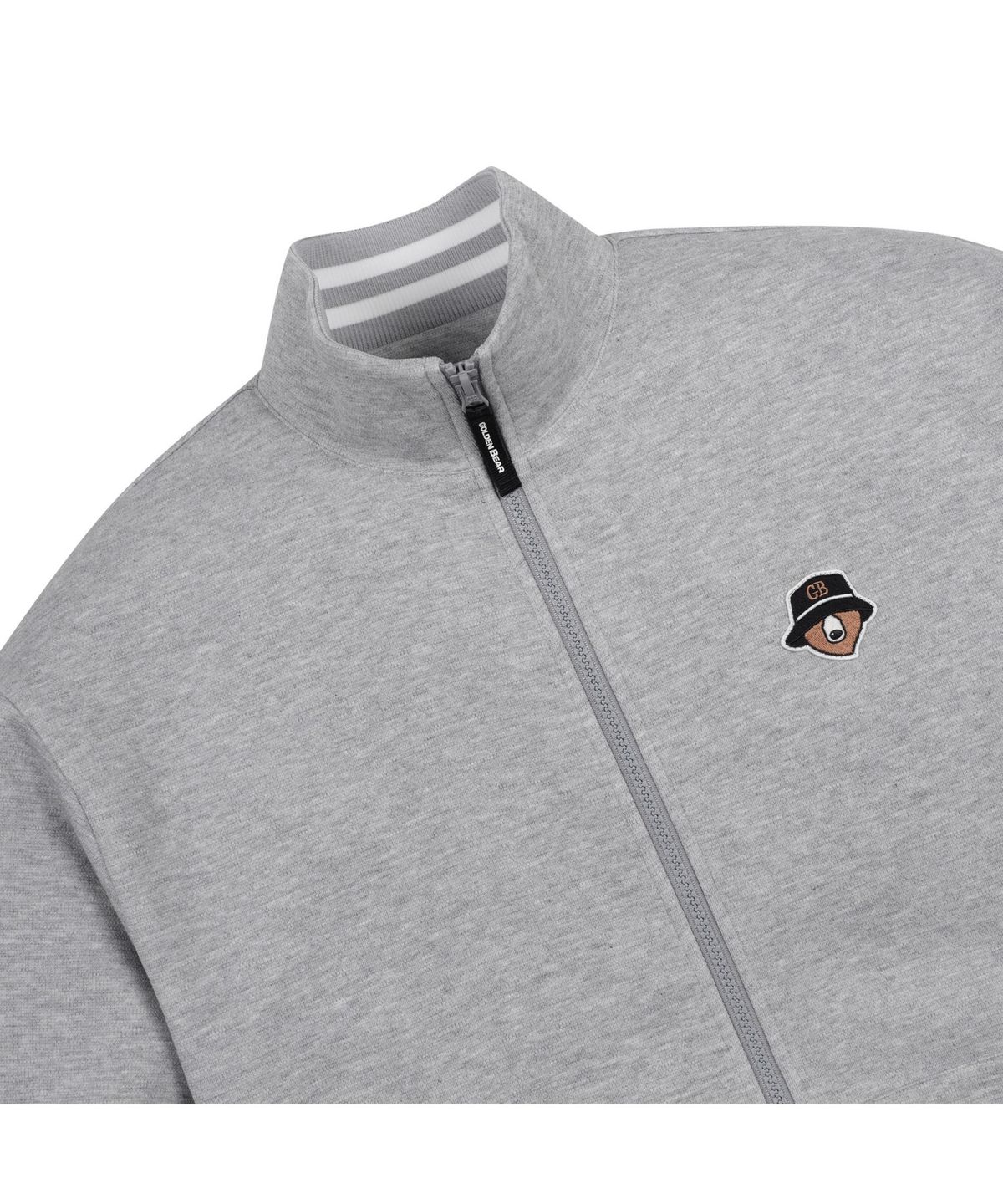 골든베어(GOLDEN BEAR) Double-face Jersey Stand Collar Zip-up G4UAW25711GYX