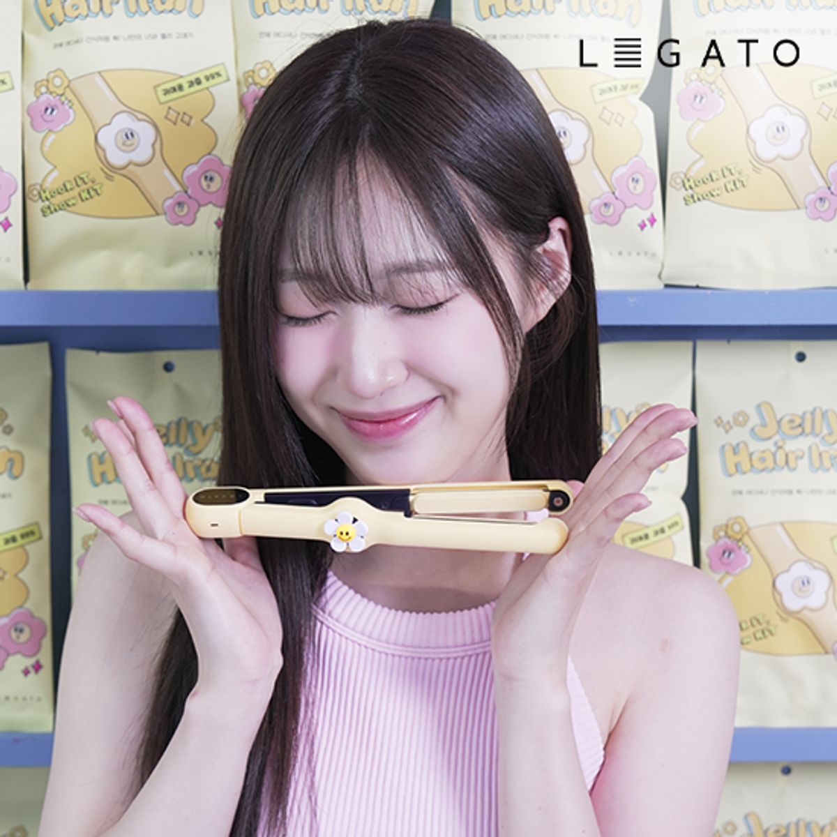 레가토(LEGATO) 젤리고데기 USB 고데기 휴대용 판고데기