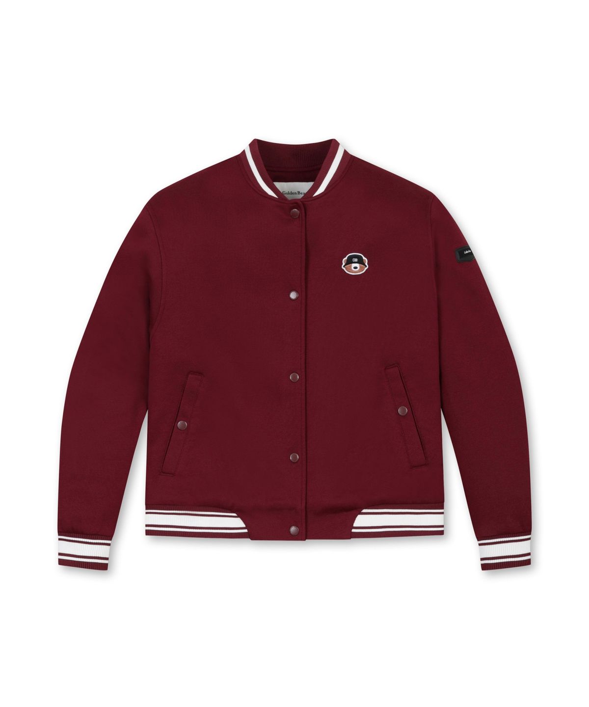 골든베어(GOLDEN BEAR) (W) Neoprene Varsity Jacket G5UAW25711WIX