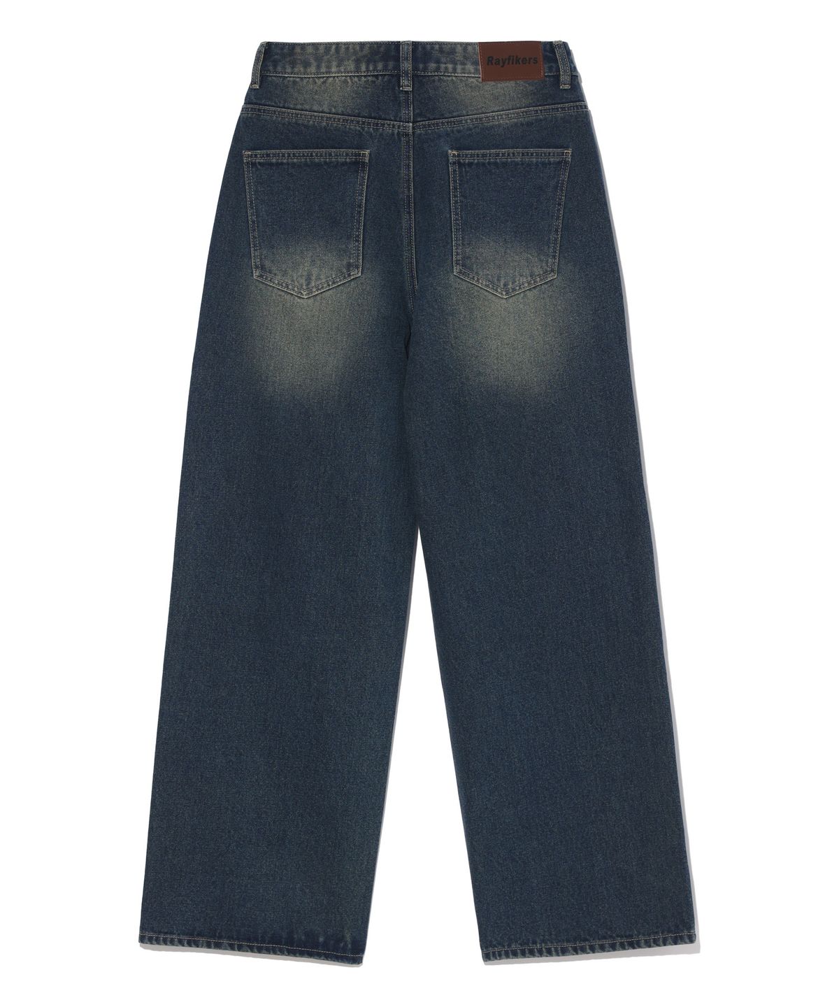 레이피커스(RAYFIKERS) 틴워싱 와이드 데님 팬츠 MQ5DU526_DARK INDIGO