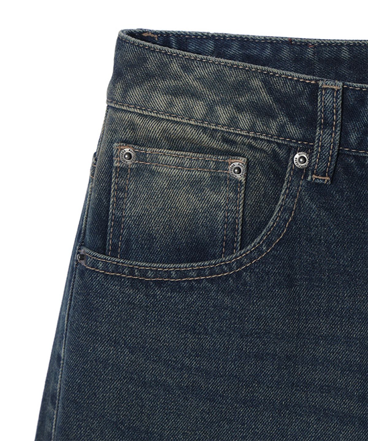 레이피커스(RAYFIKERS) 틴워싱 와이드 데님 팬츠 MQ5DU526_DARK INDIGO