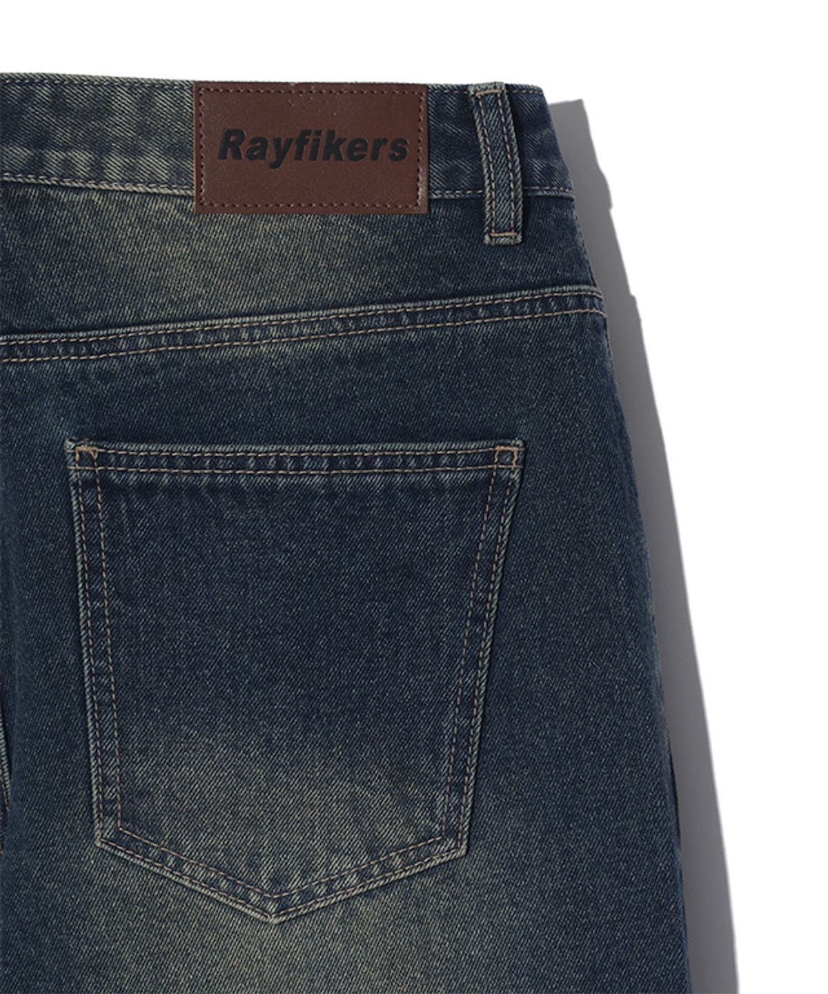 레이피커스(RAYFIKERS) 틴워싱 와이드 데님 팬츠 MQ5DU526_DARK INDIGO