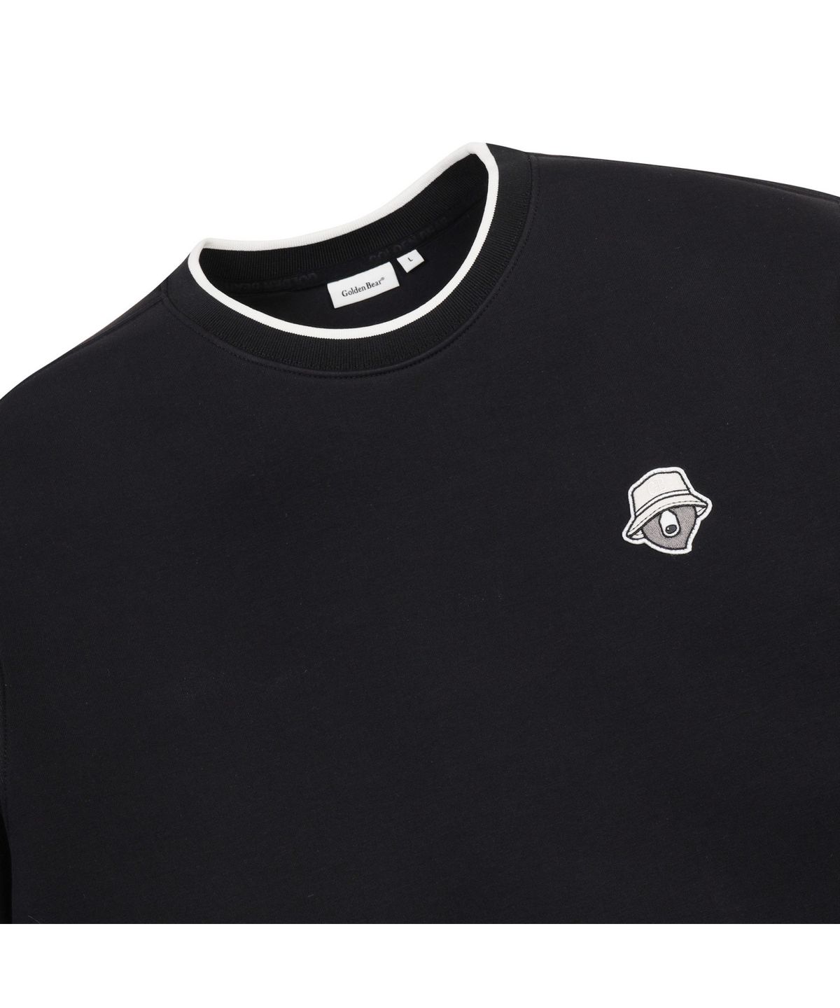 골든베어(GOLDEN BEAR) Printed Back Double-face Sweatshirt G4TAW25771BKX