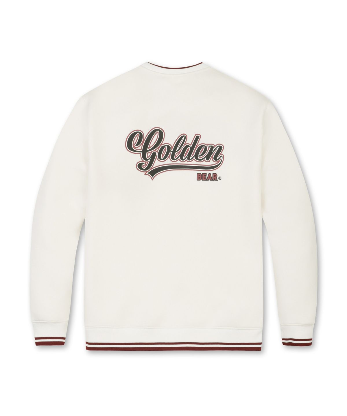 골든베어(GOLDEN BEAR) Printed Back Double-face Sweatshirt G4TAW25771IVX