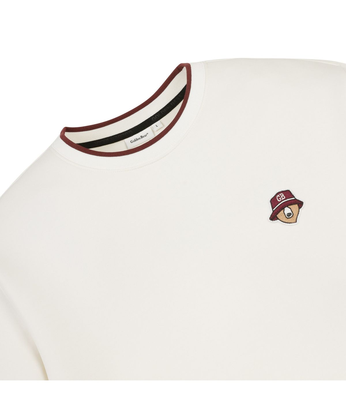 골든베어(GOLDEN BEAR) Printed Back Double-face Sweatshirt G4TAW25771IVX