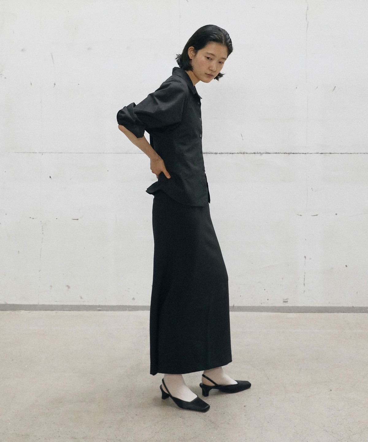 에퓨레(EPURE) NAIN Satin Slingbacks (3color)
