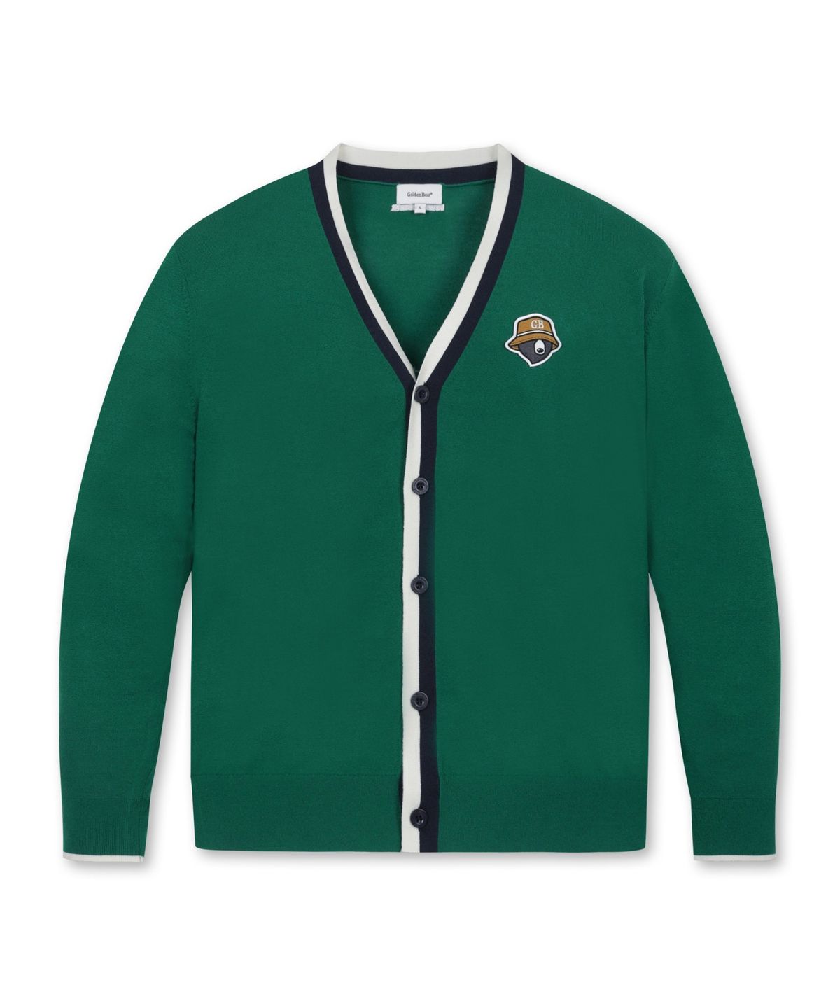 골든베어(GOLDEN BEAR) Color Pointed Cardigan G4WAW25701GRX
