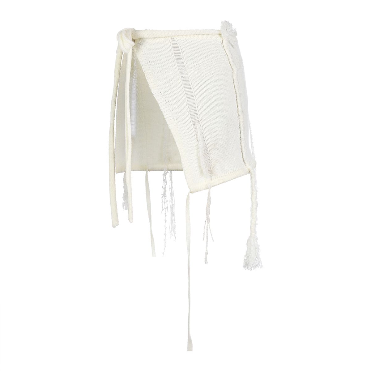 라라폭스(LALAFOX) 2WAY LAYERED KNIT IVORY BR4KS002
