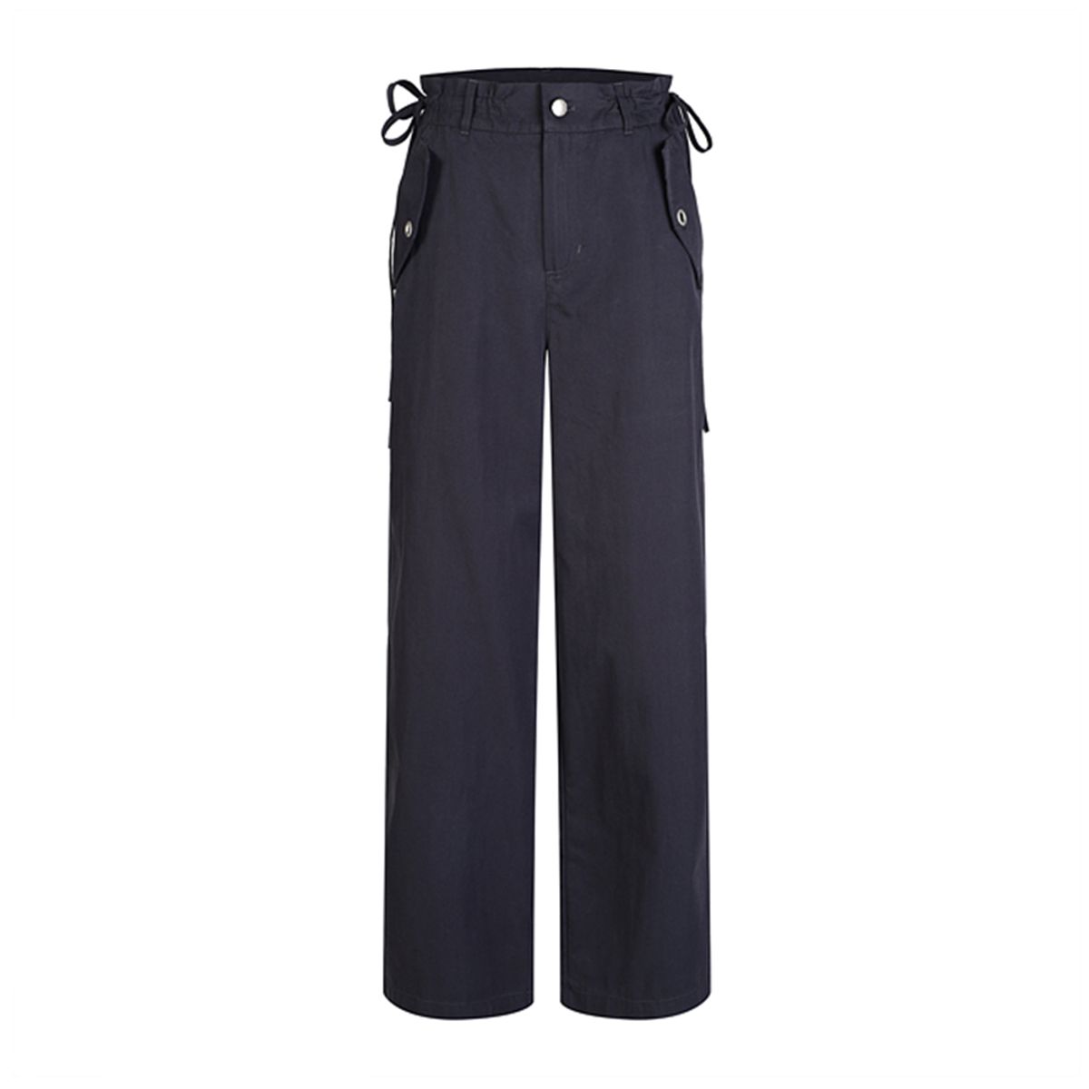 라라폭스(LALAFOX) WAIST STRING COTTON PANTS NAVY BR4WP001