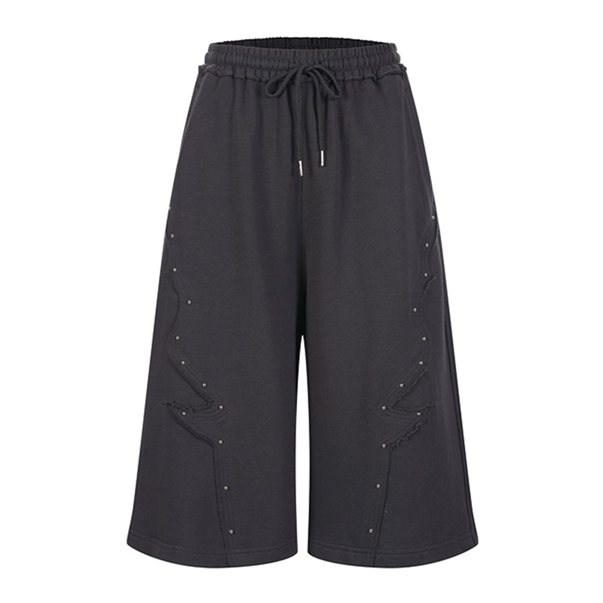 라라폭스(LALAFOX) STUD SWEAT SHORTS CHARCOAL BR4CP001