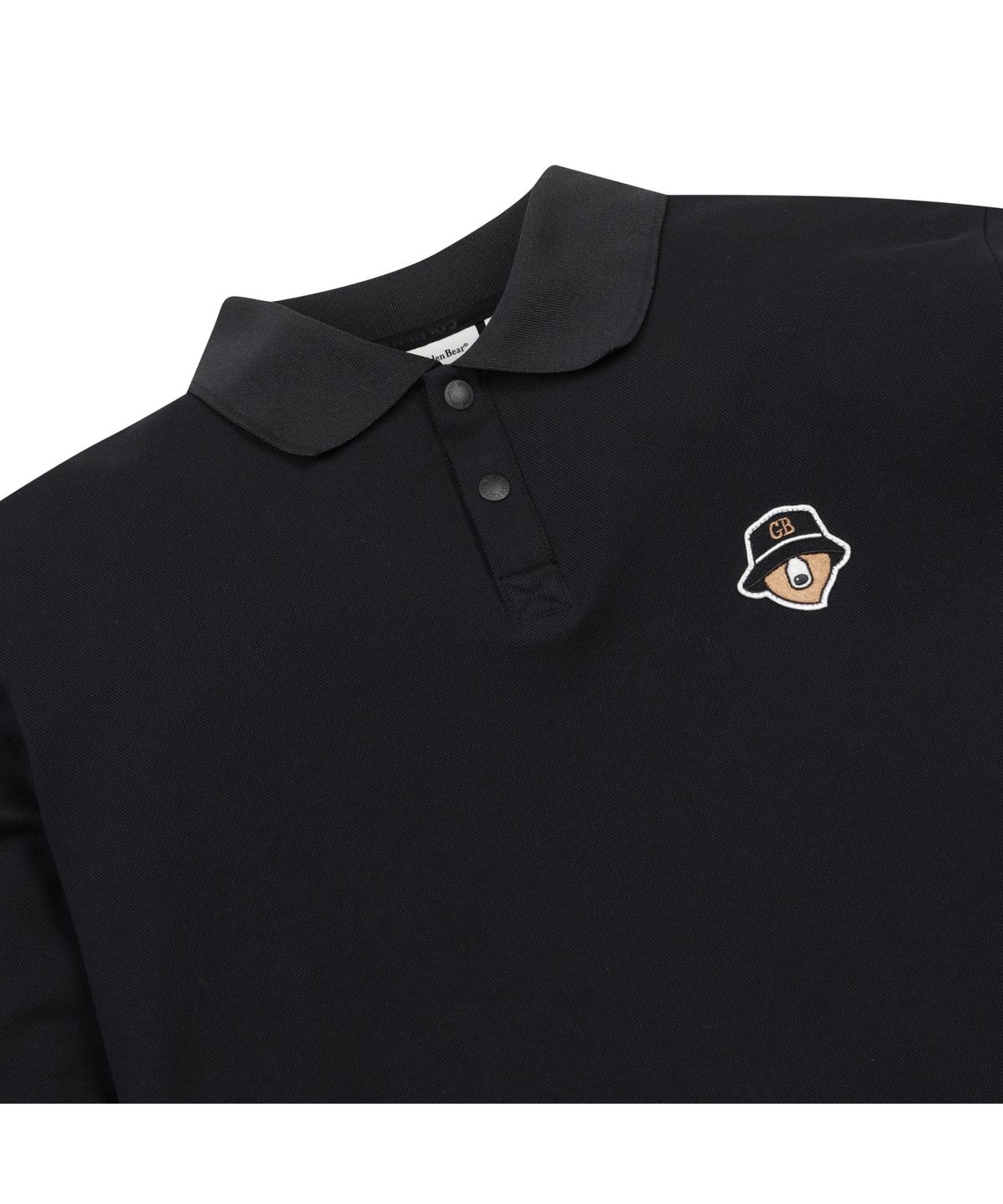 골든베어(GOLDEN BEAR) Essential Knit Collar T-shirt G4TAW25791BKX