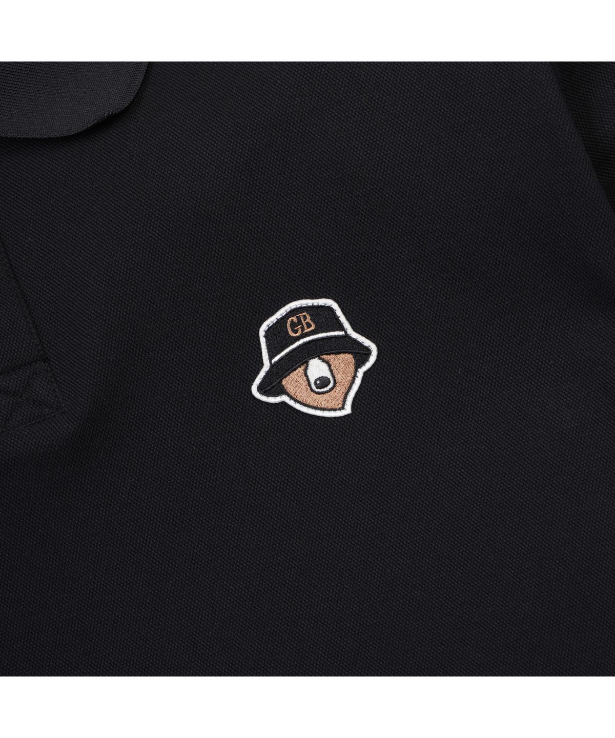 골든베어(GOLDEN BEAR) Essential Knit Collar T-shirt G4TAW25791BKX