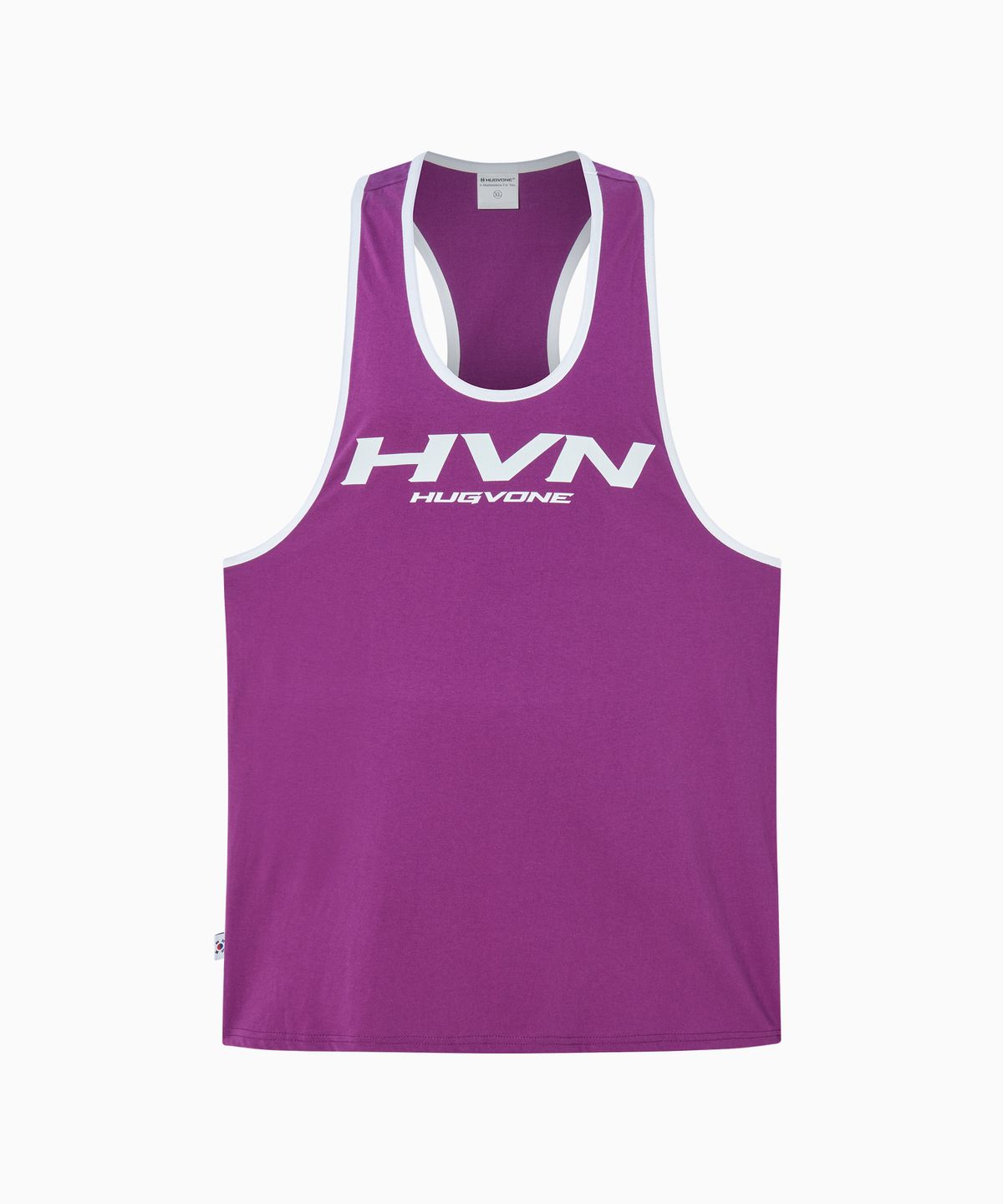 허그본(HUGVONE) HVN 링거 와이드 헬스 슬리브리스 7컬러