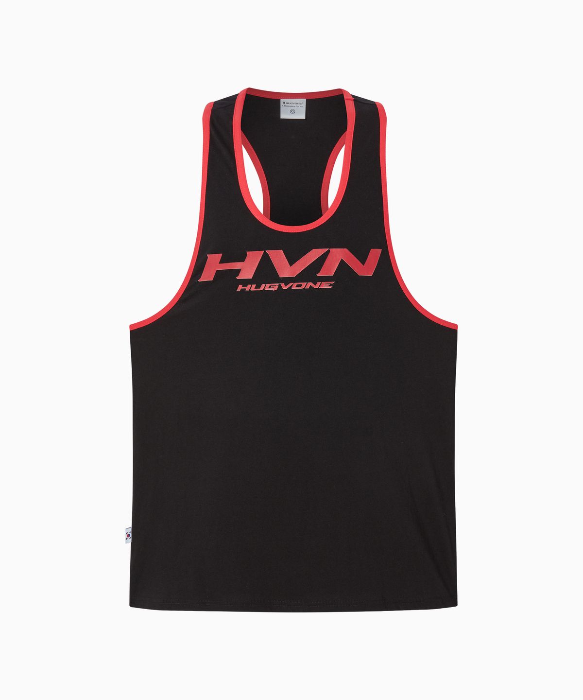 허그본(HUGVONE) HVN 링거 와이드 헬스 슬리브리스 7컬러