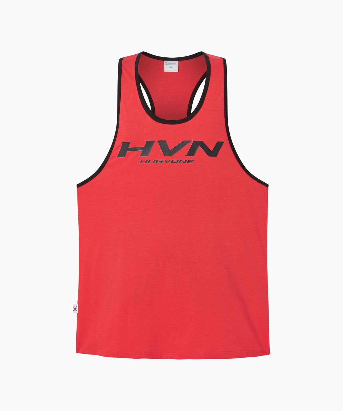 허그본(HUGVONE) HVN 링거 와이드 헬스 슬리브리스 7컬러