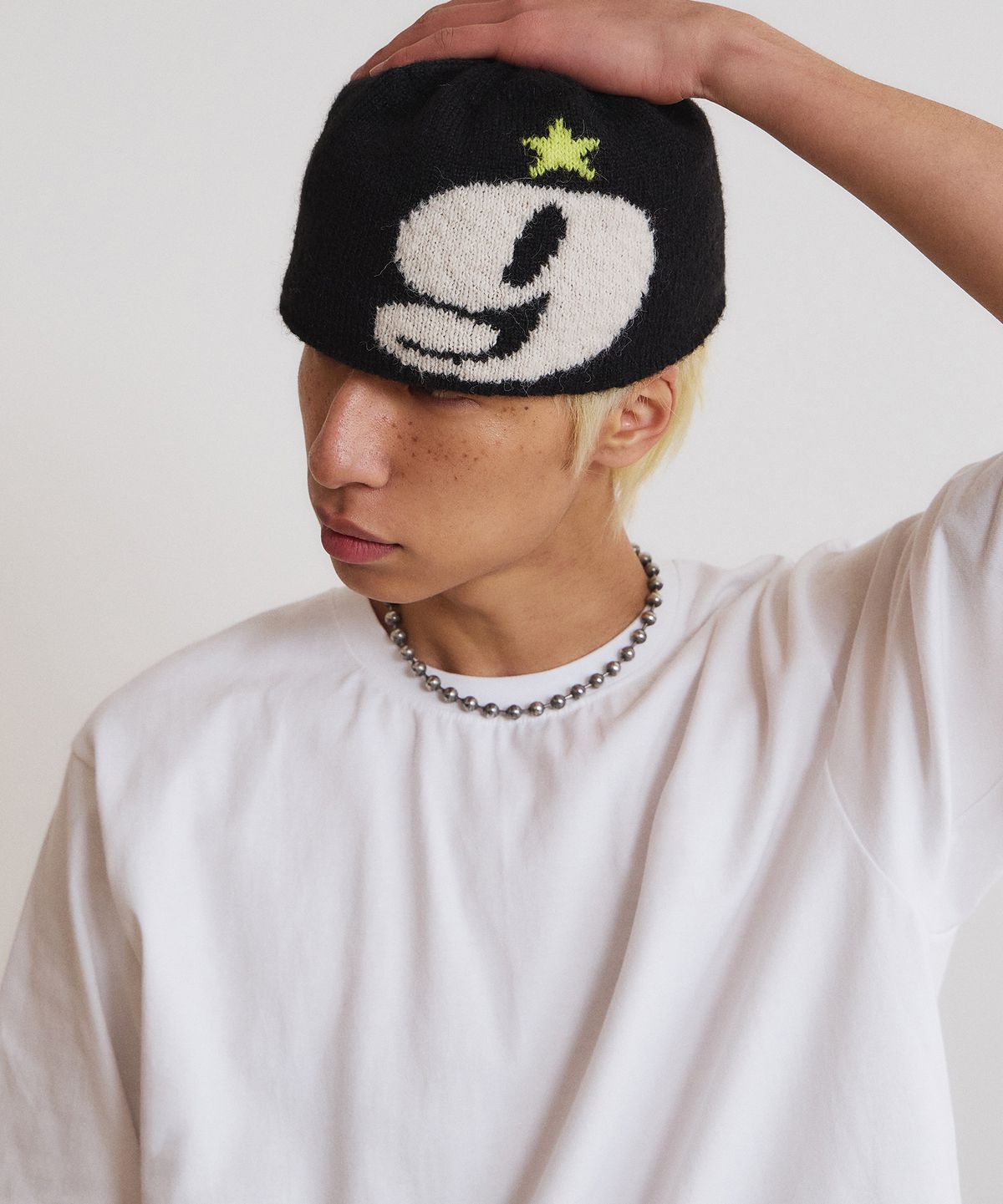 9999아카이브(9999ARCHIVE) 9 Star Alpaca Beanie