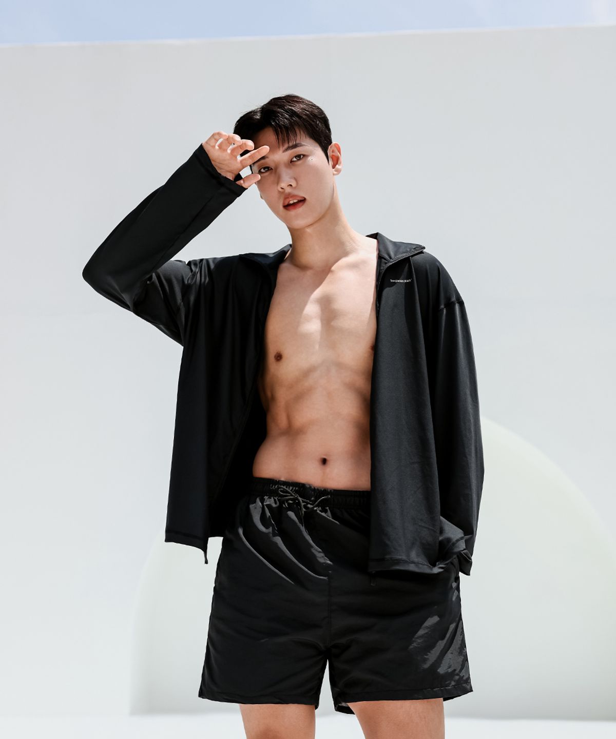 크라시앙(CRASSIANG) 선핏 남성 집업 래쉬가드
