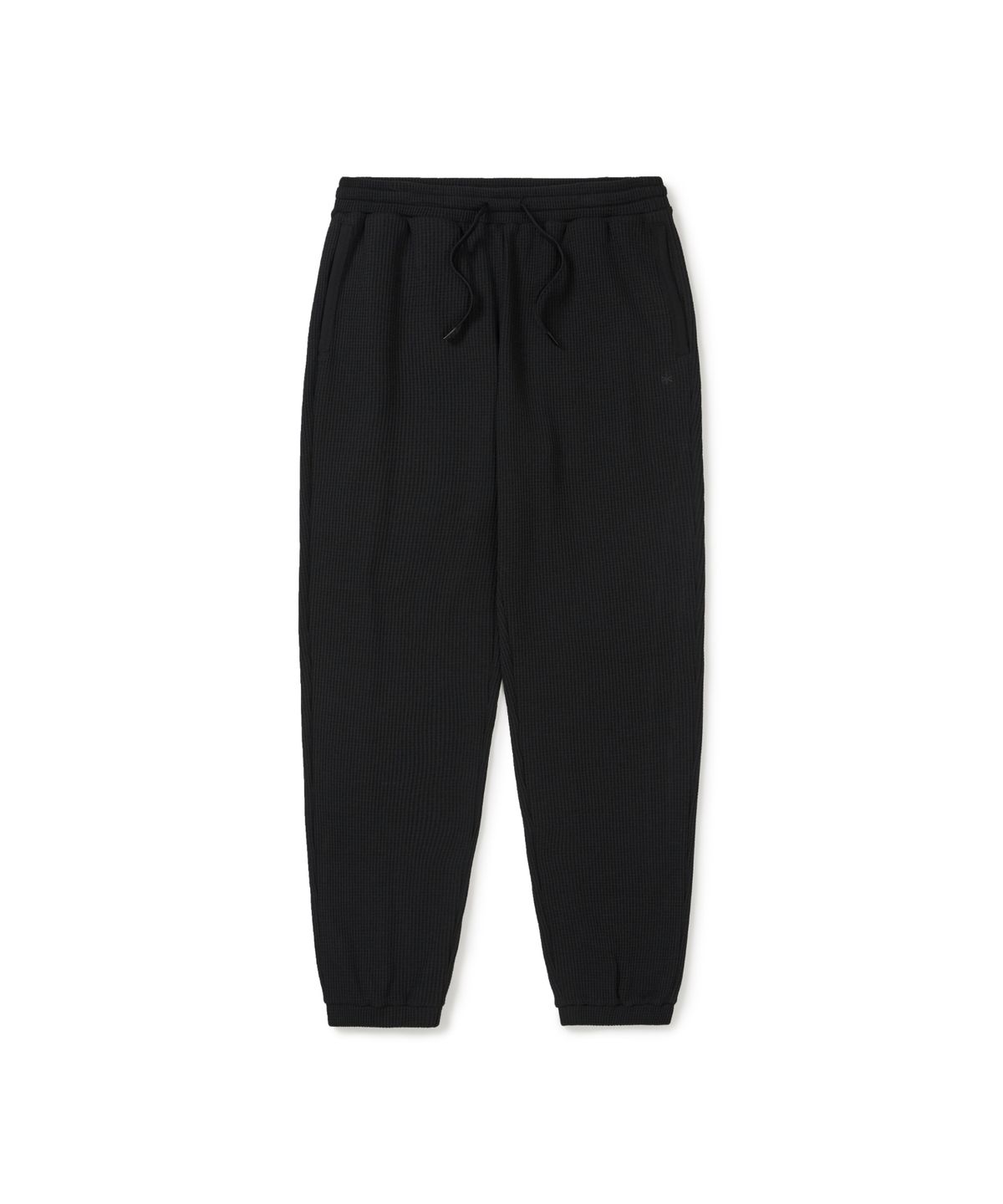 스노우피크 어패럴(SNOWPEAK APPAREL) 델타피크 와플 조거 팬츠 (S25FMTFP16) Black