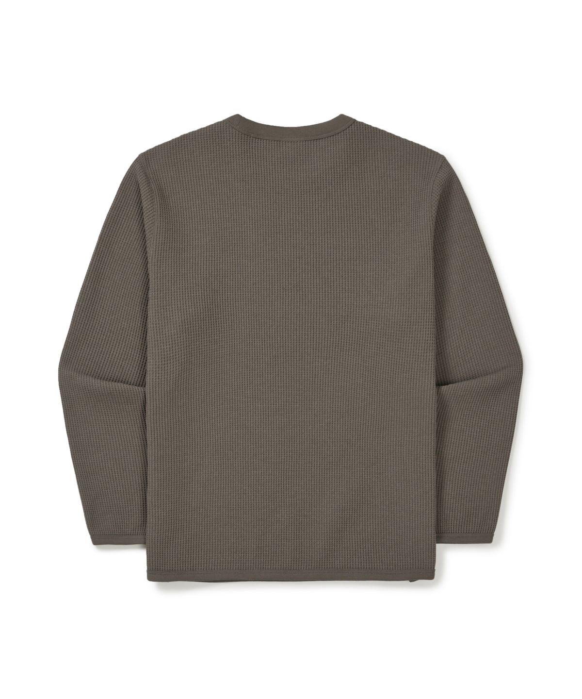 스노우피크 어패럴(SNOWPEAK APPAREL) 델타피크 와플 맨투맨 (S25FMTHT16) Dark Khaki