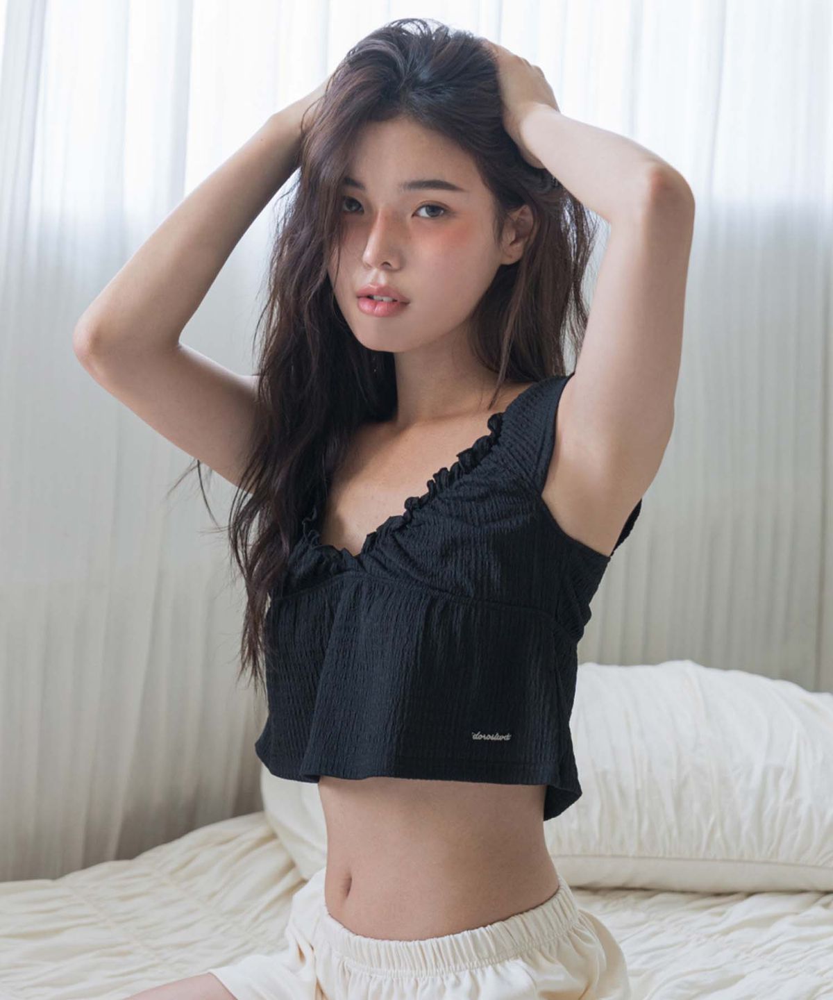 도로시와(DOROSIWA) 루나 스모크 셔링탑_4colors