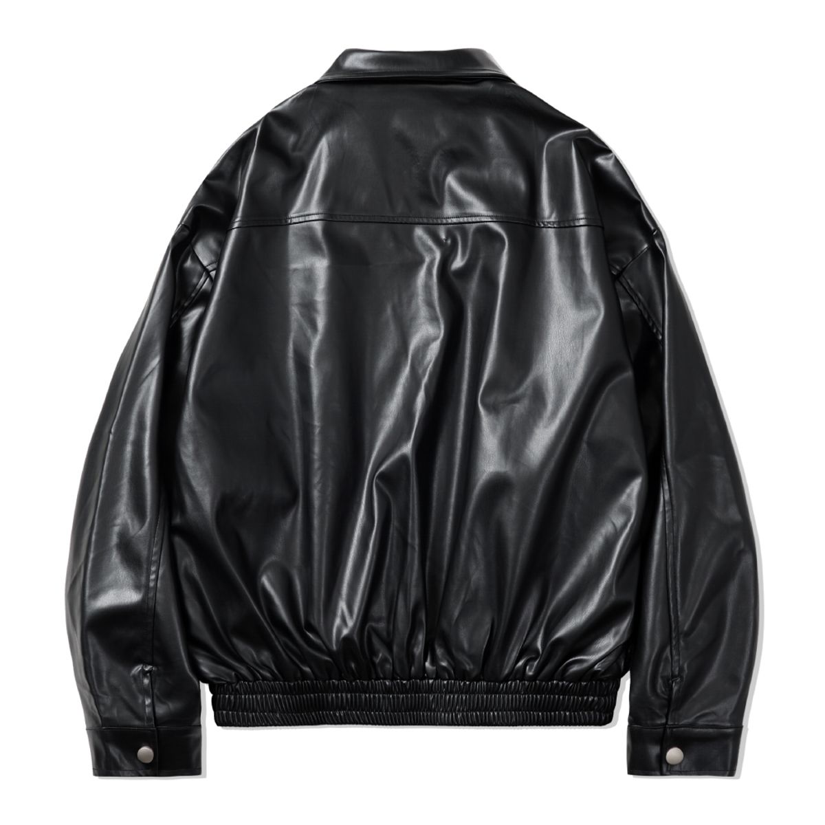 그레이블러밧(GRAYBLVD) 알렉스 레더 자켓 GKCJK64 (BLACK)