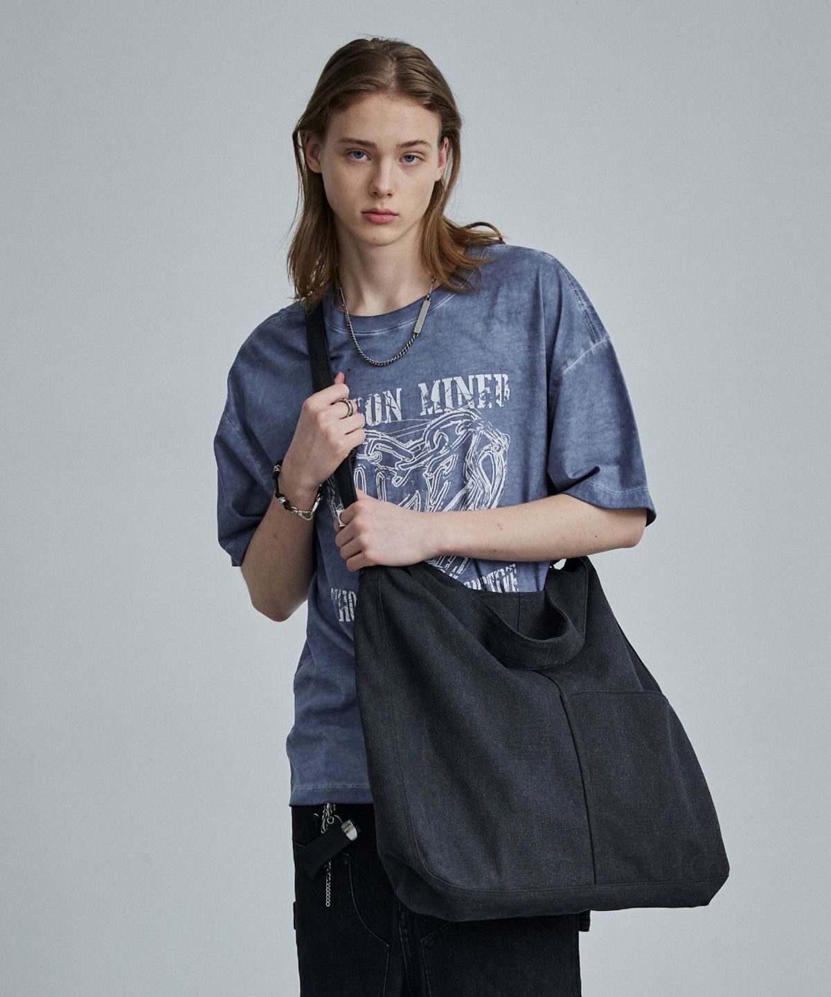 메종미네드(MAISON MINED) DOUBLE STRAP SHOULDER BAG