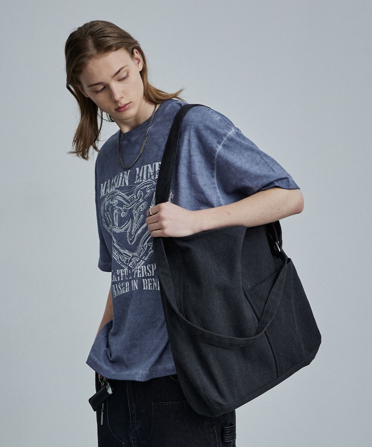 메종미네드(MAISON MINED) DOUBLE STRAP SHOULDER BAG