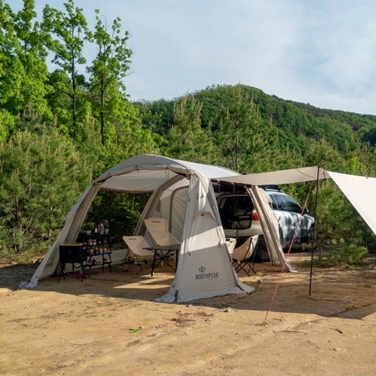 노스피크(NORTHPEAK) 에어 도킹 쉘터_소이밀크