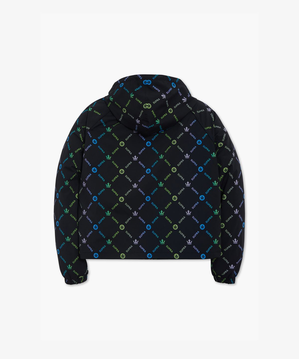 수프라(SUPRA) 모노그램 우먼스 우븐 바람막이(BLACK)