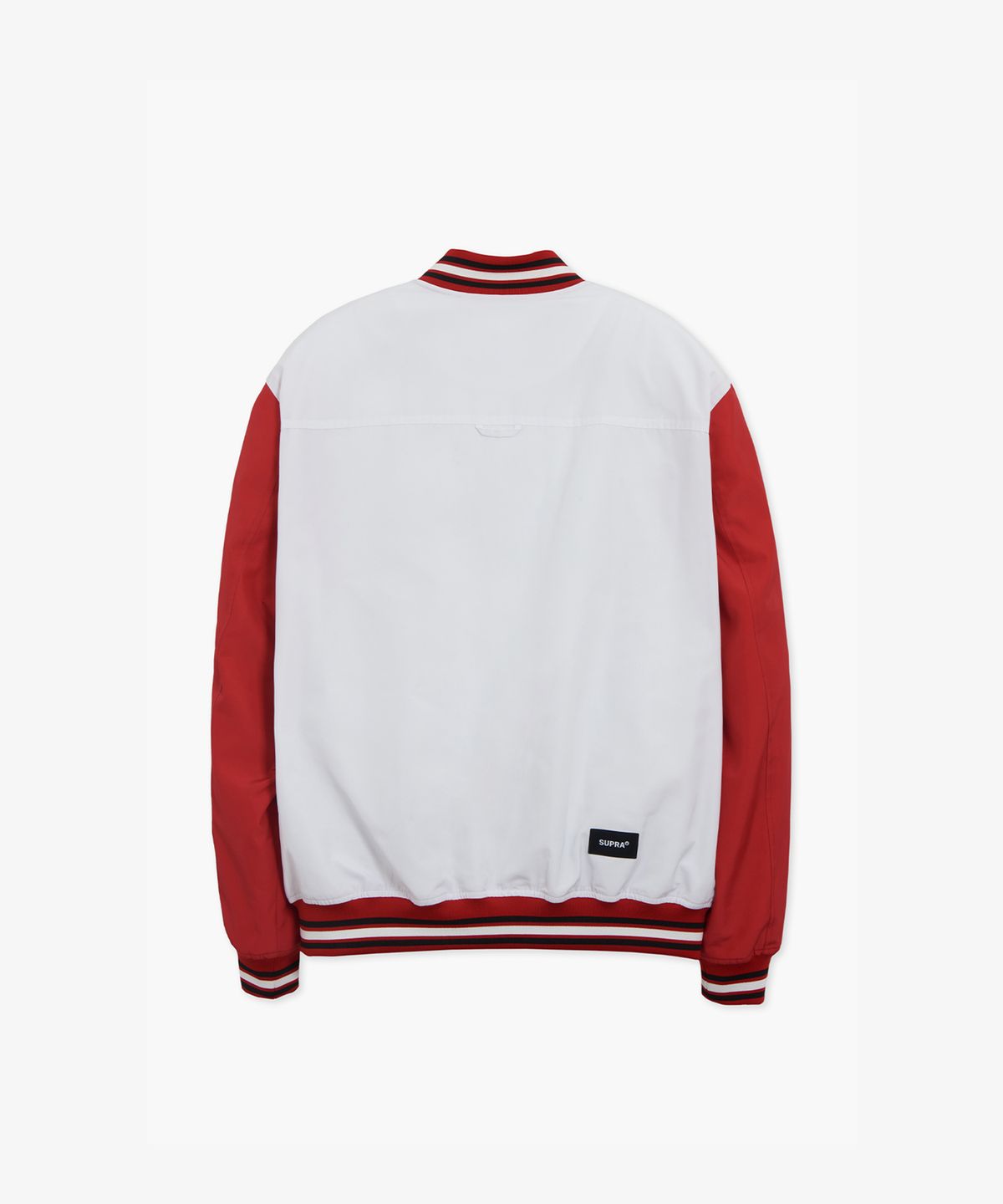 수프라(SUPRA) 크라운 부클 자수 바시티 자켓(RED)