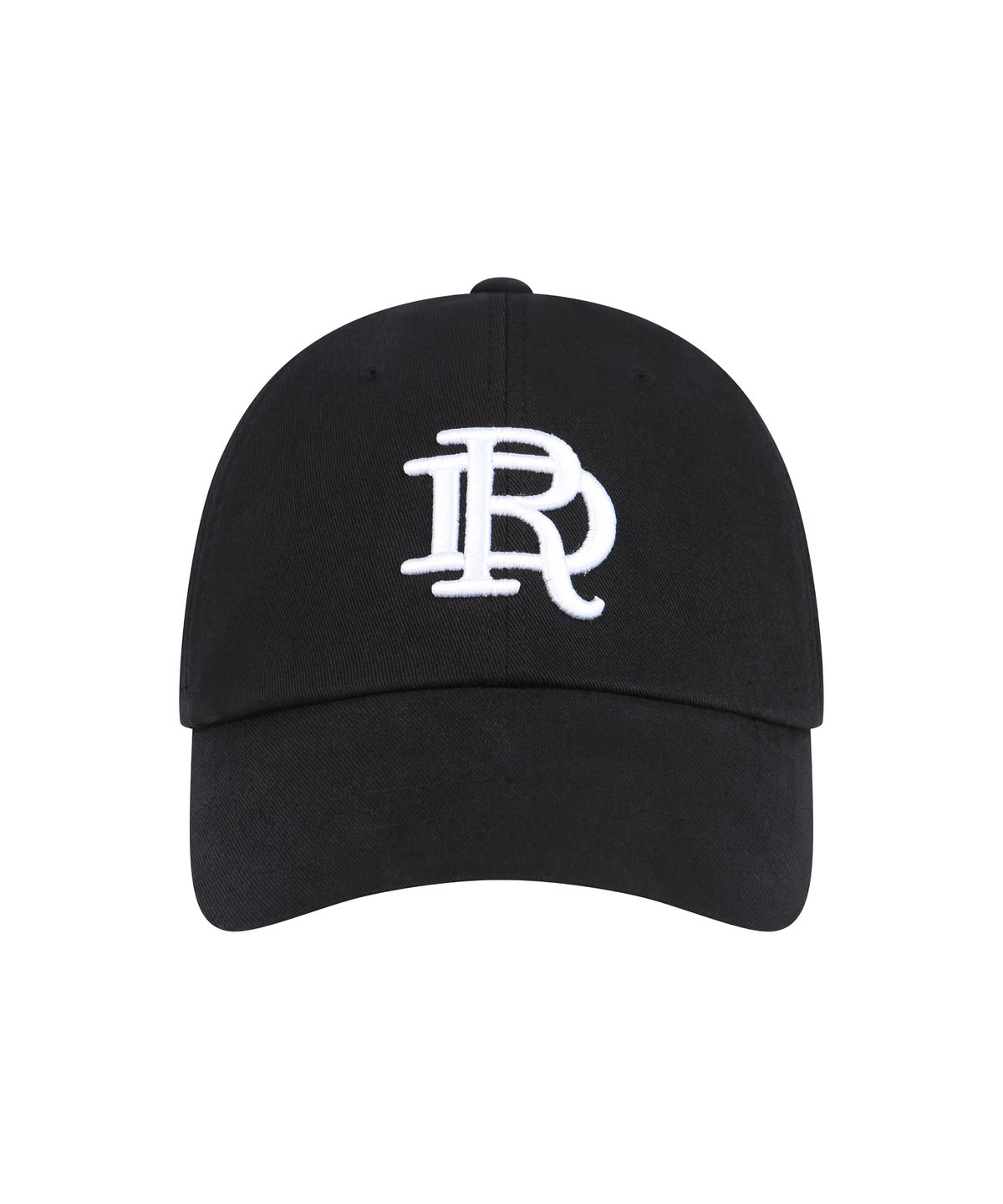 론앤디마리(ROND&DÉMARRER) [남녀공용] RD 심볼 로고 코튼 볼캡 (블랙)