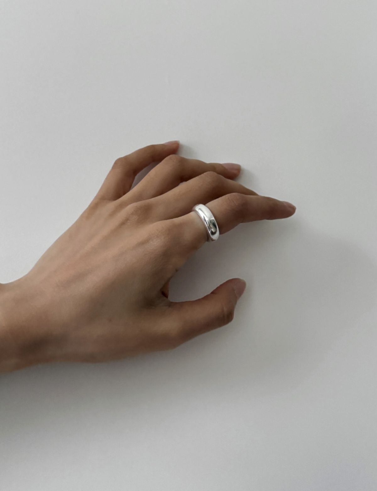 바라두(BARADU) 925 Round bold ring