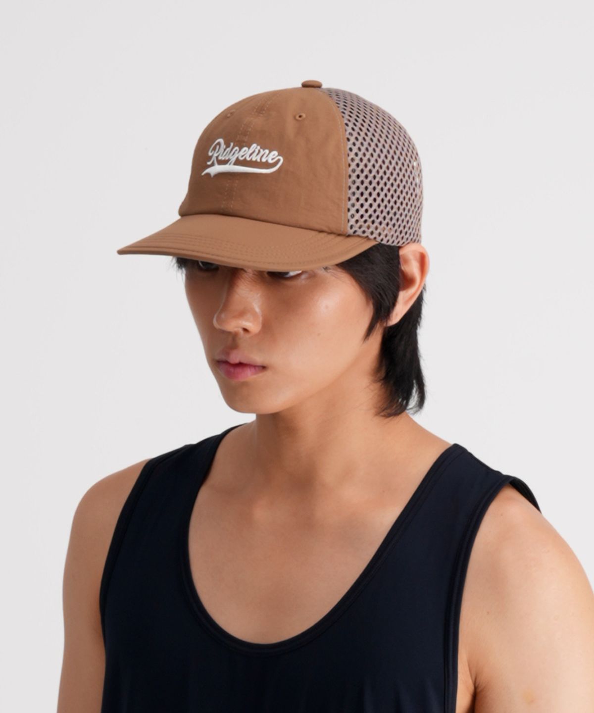 릿지라인(RIDGELINE) 나일론 메쉬 볼캡 러닝 모자 러닝캡 대두모자 rc203