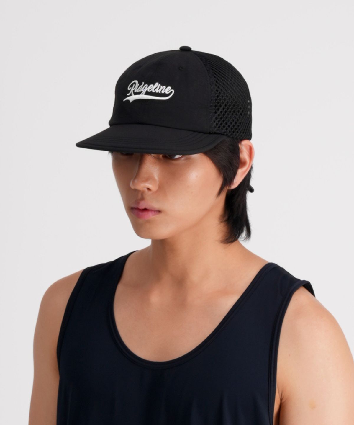 릿지라인(RIDGELINE) 나일론 메쉬 볼캡 러닝 모자 러닝캡 대두모자 rc203