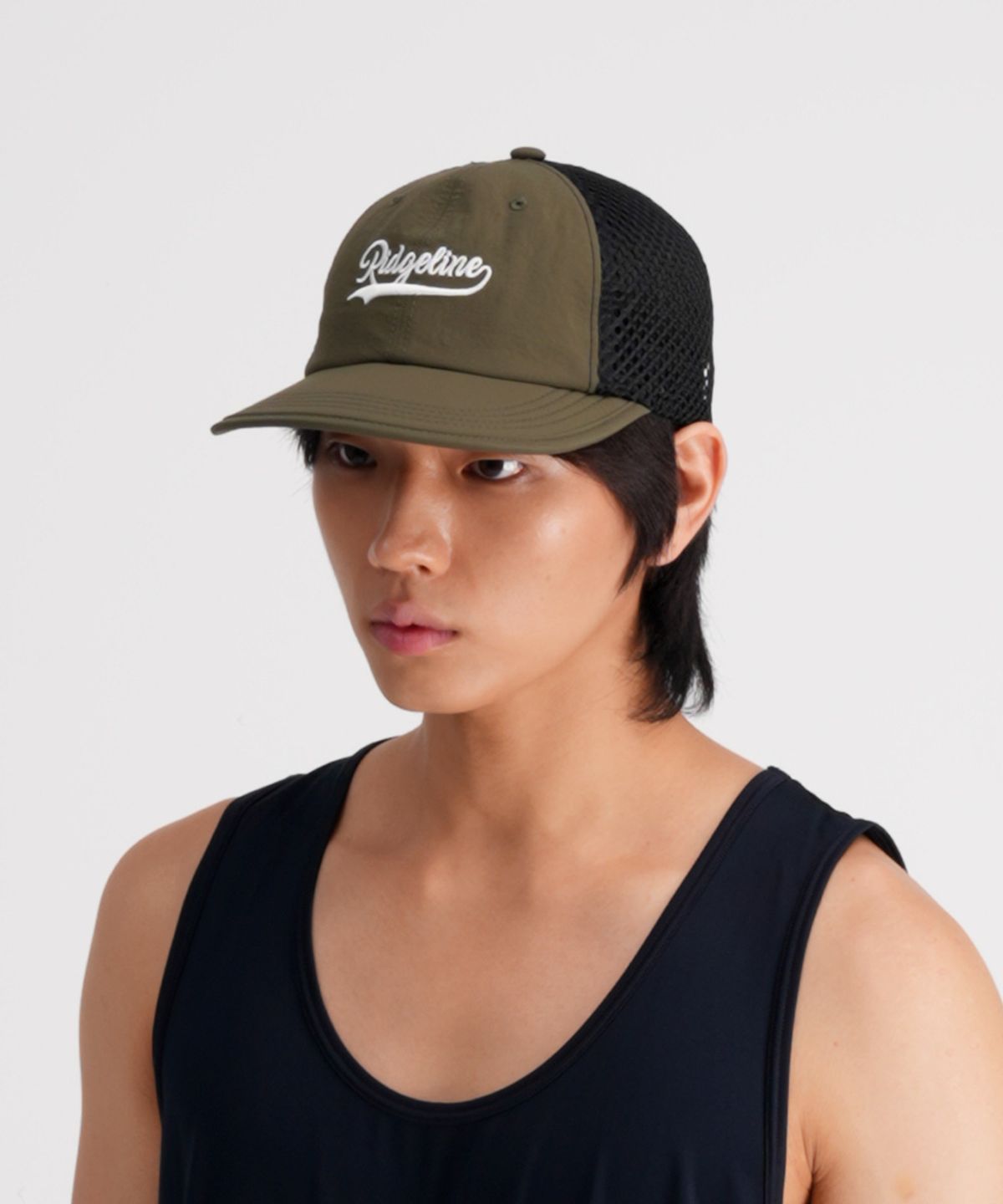 릿지라인(RIDGELINE) 나일론 메쉬 볼캡 러닝 모자 러닝캡 대두모자 rc203