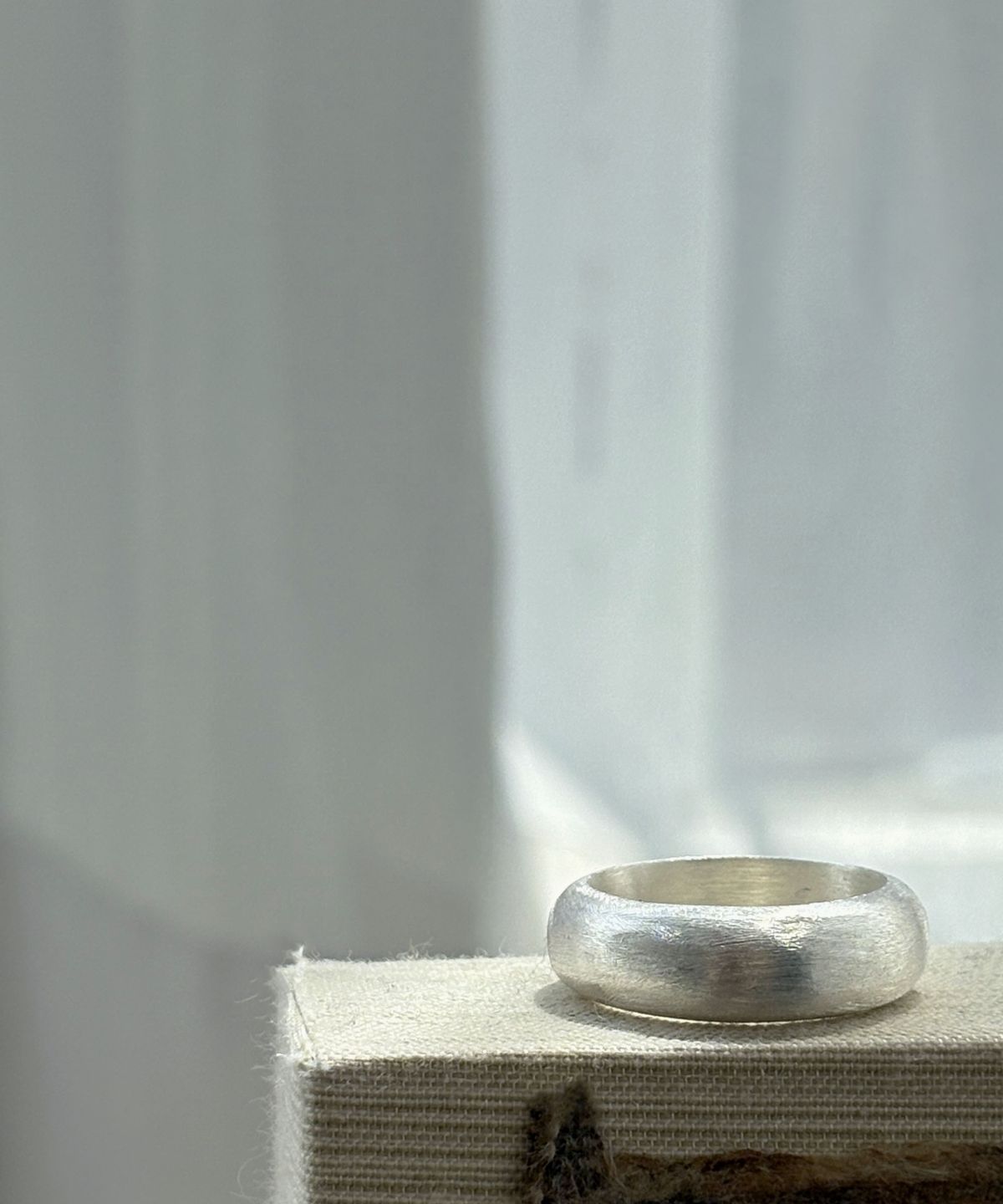 바라두(BARADU) 925 Round bold ring - matte