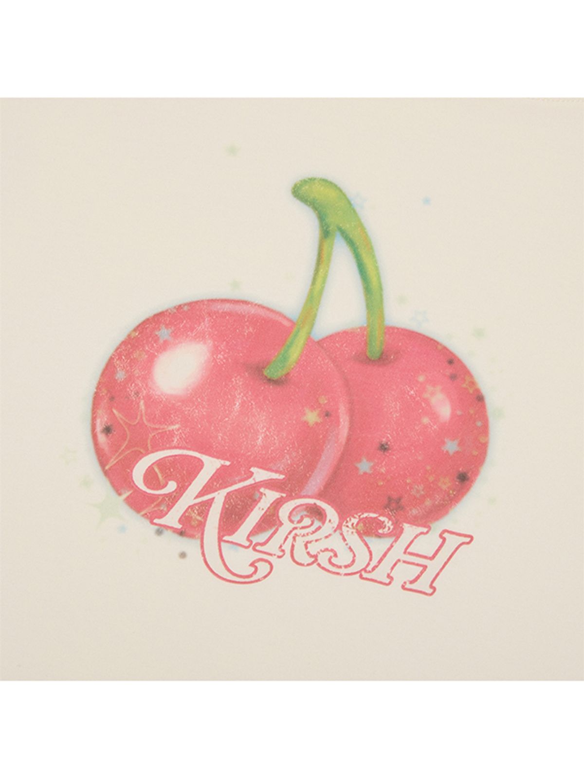 키르시(KIRSH) 키르시 멜로우 스탠다드핏 체리 티셔츠 [라이트 옐로우]