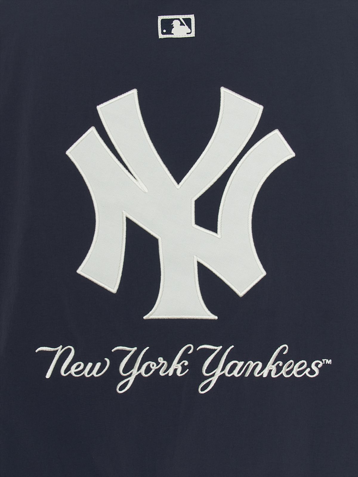 엠엘비 키즈(MLB KIDS) 스트릿 베이직 쿠퍼스 로고 우븐 맨투맨세트 NY (D.Navy)