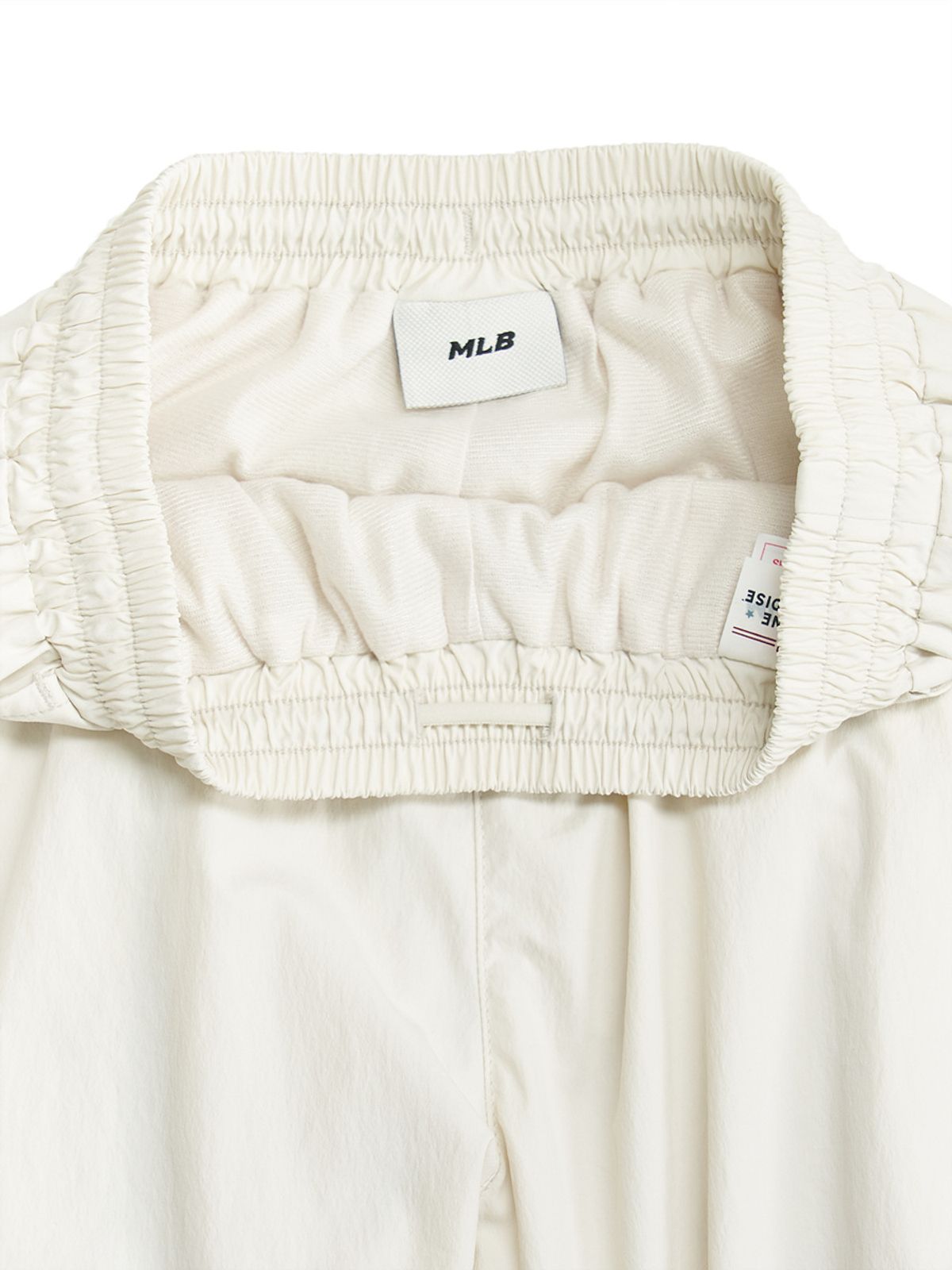 엠엘비 키즈(MLB KIDS) 스트릿 베이직 쿠퍼스 로고 우븐 맨투맨세트 NY (Cream)